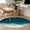 bronze, variant on Teal Ocean Round Area Rug 4 FT, Non Slip Indoor Outdoor Rug, Coastal Sea Moire Waves Abstract Ombre Art Washable Soft Circular Carpet Non-Shedding Floor Mat for Coffee Table Nursery Foyer Balcony
