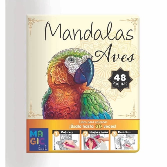Libro Mágico Upak Mandalas Aves