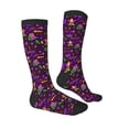 thumbnail image 3 of Balery Mardi Gra2 Fun Novelty Socks Men'S Women'S Crew Socks Funny Crazy Novelty Socks Quirky And Cool Socks, 3 of 9
