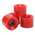 thumbnail image 4 of Roues de Planche à Roulettes, 4 Pcs Roue de Planche de Surf Résistante à l'Usure pour Rampe Trottoir Route en Ciment Rouge, 4 of 8