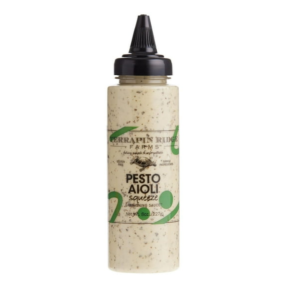 Terrapin Ridge Pesto Aioli Sauce Squeeze Bottle 8 oz.