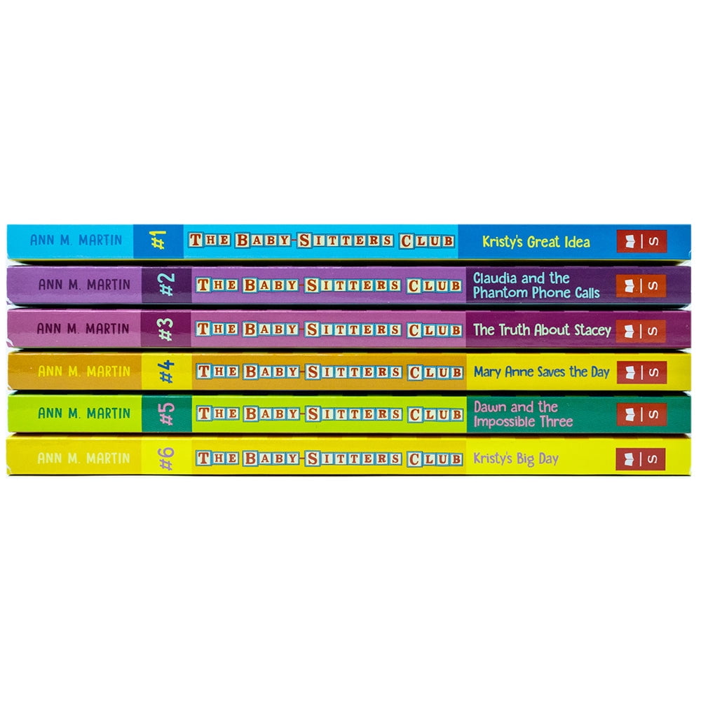 The Babysitters Club by Ann M. Martin 1-6 Books - Ages 8-12 - Paperback