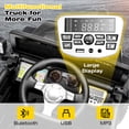 thumbnail image 3 of Electric Car for Kids 2 Seater, 24V Kids Ride on Toys with Remote Control, Ride on Car for Toddler with USB/Music/Bluetooth, Battery Powered 4-wheeler Car for Kid Aged 3+, Black, 3 of 9