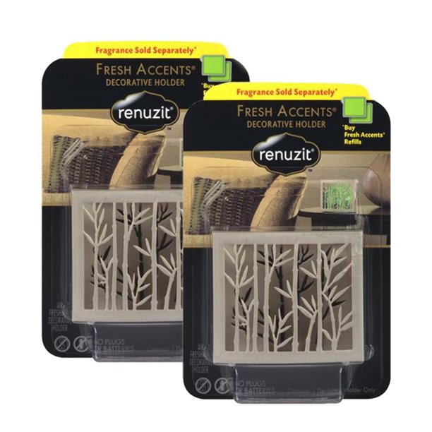 Fresh Accents Air Freshener Decorative Holder (2 Pack) By Renuzit