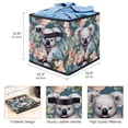 thumbnail image 3 of Koala Foldable Toy Box Storage Cubes Storage Basket with Handle, 10.8"x10.5"x10.6", Large Capacity, 3 of 6