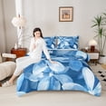 thumbnail image 4 of Castle Fairy Teens Blue Flowers Full Size Comforter Sets,Exotic Style Bedding Sets, 4 of 8