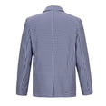 thumbnail image 3 of guisaled Mens Plaid Blazer Jacket Dressy Casual Slim Fit Checkered Suit Jackets One Button Notch Lapel Wedding Prom formal Sport Coats, 3 of 5