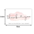 thumbnail image 2 of Etiqueta de tarjeta de agradecimiento rosa, tarjeta de regalo de agradecimiento, embalaje de regalo, inserto decorativo, tarjeta en inglés, 2 of 6