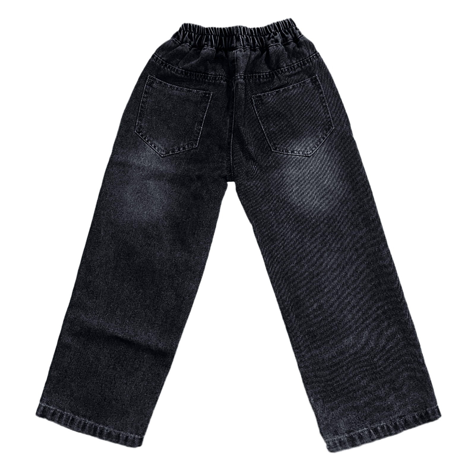 Jean Baggy Cargo Pour Garçons - Taille élastique, Coupe Large - Taille 4 à 14 Ans - Style Décontracté Vintage - 8