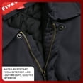 thumbnail image 4 of Firestone Mens Coveralls - Water Resistant Twill Workwear Durable Utility Jumpsuit with Quilted Lining, 4 of 7