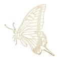 thumbnail image 2 of Oficina de clip de de libro hueco de forma de mariposa de metal Oro, 2 of 9