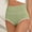 Green, variant on HOMBOM Seamless Underwear for Women Mid Waist Green Briefs Spandex High Waisted Butt Lifting Ladies Panties Full Coverage XL