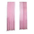 thumbnail image 4 of HomeLife 2pcs Window Curtain No Odor Comfortable Satin Curtains, Rod Through Door Curtain Darkening Window Shade for Bedroom Living Room, 4 of 7