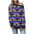 thumbnail image 1 of Blusa de manga larga con estampado de Halloween a la moda para mujer, suéter informal, Tops, sudaderas Fridja  fjkfkj6994, 1 of 5