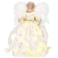 thumbnail image 1 of Adorno para árbol de ángel HOHOTIME con alas de plumas blanc, 1 of 7