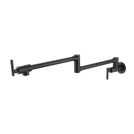

Henmomu Pot faucet wall-mounted faucet (Matte black) Faucet Water Filters