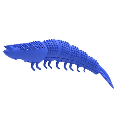 LABUBU Cat Toothbrush,Catnip Toy,Crayfish-Shaped Safe Chewing Toy,For Tooth Cleaning,Durable Cat Toy(Blue,1pc)