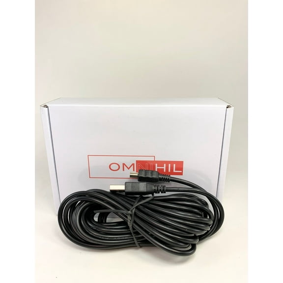 OMNIHIL 15 Feet Long High Speed USB 2.0 Cable Compatible with CELESTRON ELEMENTS FIRECEL MEGA 6