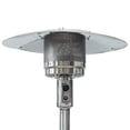 thumbnail image 3 of 46000BTU Propane Stainless Steel Mushroom Outdoor Patio Heater with Hollow Pattern on Tank housing, with Two Smooth-rolling Wheels,with Hose Set,with Black Cover,Pole in Two Pieces(Upper and Bottom), 3 of 9