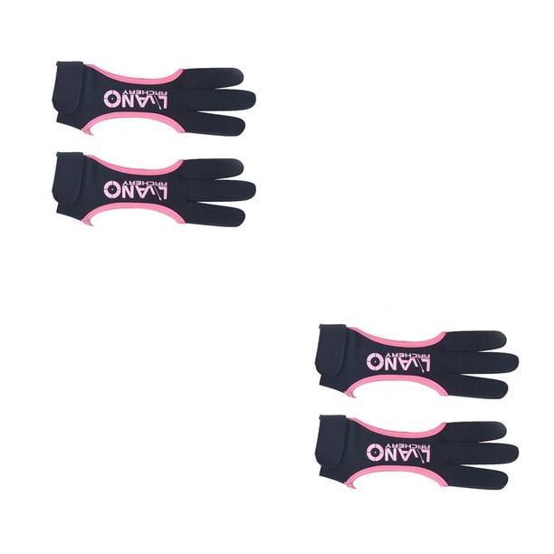 Wosthever Protector de dedos para tiro con arco, guante portátil de tres dedos, práctico tiro con arco, guantes de tiro ligeros para jóvenes y adultos Type6 NO6 Wosthever CBP205759