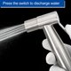 thumbnail image 4 of Uxcell 2Pcs Rociador de Bidet para Inodoro, Rociador de Bidet de Mano de Acero Inoxidable 304, 4 of 6