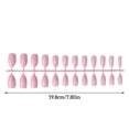 thumbnail image 4 of Juego de 24 piezas de uñas postizas Vogacara herramientas de decoración manicura Rosa claro, 4 of 5