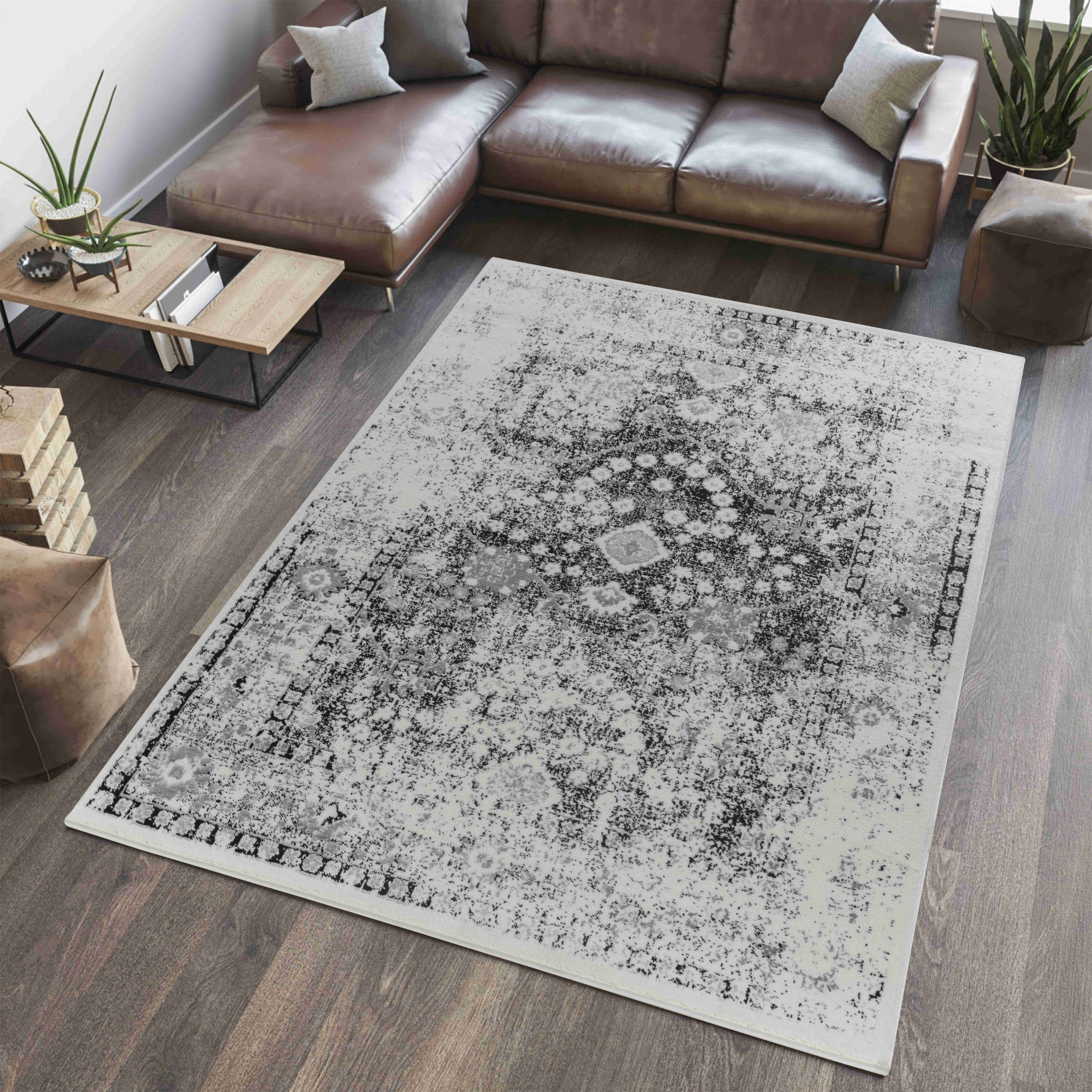 Rug Branch Sakarya Collection Distressed Oriental Indoor Area Rug