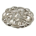 thumbnail image 2 of GlideRite 1-3/8 in. Classic Celtic Medallion Cabinet Knobs, Satin Nickel, Pack of 5, 2 of 5