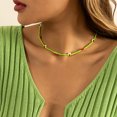 thumbnail image 3 of Collar de cuentas para mujer Moda: Gargantilla bohemia Collar corto para niñas, 3 of 7