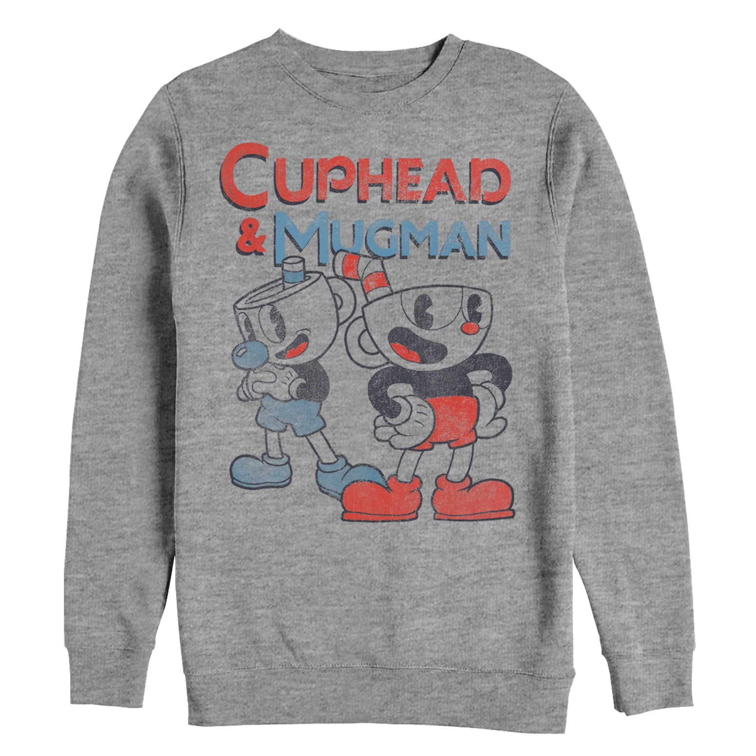 Cuphead Men's Cuphead Best Friend Mugman Sweatshirt