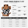 thumbnail image 6 of Lsque Lilies Flowers Printed Women'S Sports Bra, Compression, Moisture Wicking, High-Impact Sports Bra For Women,Supportive sports bra-X-Large, 6 of 9