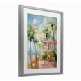 thumbnail image 3 of Stupell Industries Blue Beach House Abstract Gray Framed Print Under Glass, design by LSR Design Studio, 16 x 13, 3 of 10