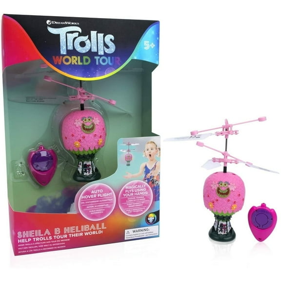 Trolls World Tour Hot Air Balloon Shelia B Heliball RC Hover Flying Ball WOW! Stuff