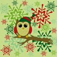 thumbnail image 2 of CafePress - Christmas Owl - Baby Hat, 2 of 2