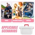 thumbnail image 3 of OULII Medicine Organizer Storage Plastic Multi Travel Use 1Pack, 3 of 8