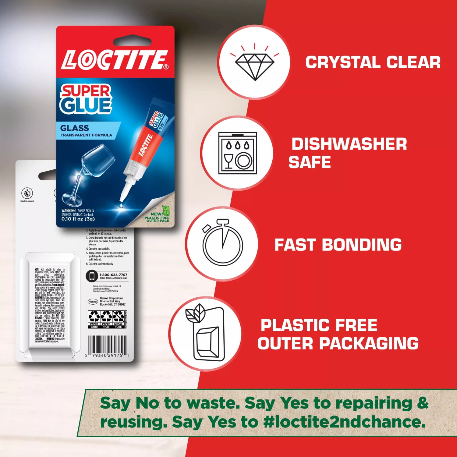 Henkel 233841 Loctite® Instant Glass Glue  American Parts Equipment Supply  Order Online
