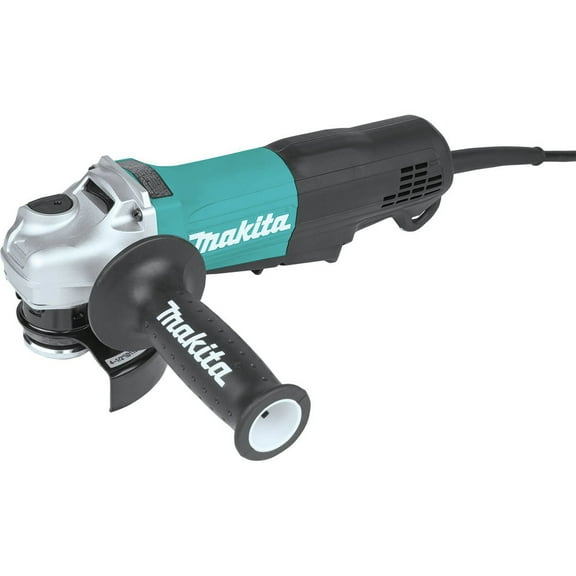 Makita GA4553R 11 Amp Compact 4-1/2 in. Corded Paddle Switch Angle Grinder with Non-Removable Guard