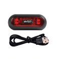 thumbnail image 1 of Moto Helmet light Luces Para Casco Bike Taillight Motorcycle Bicycle Helmet Safety Signal Warning Rear Lamp Waterproof LED Light, 1 of 5