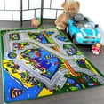 thumbnail image 2 of Kids Rug Harbor Map Childrens Fun Learning Carpet 8' X 10', 2 of 3