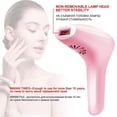 thumbnail image 5 of Depiladora láser permanente IPL de 900 000 flashes, dispositivo fotodepilador facial eléctrico indoloro para bikini femenino, color blanco, 5 of 5