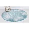 thumbnail image 3 of Unique Loom 3147018 5 x 5 ft. Grand Sofia Round Rug, Turquoise, 3 of 5