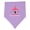 Lavender and Pink, variant on Inktastic 1st Birthday Party Carousel Horse Baby Bandana Bib