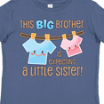 thumbnail image 4 of Inktastic This Big Brother is Expecting a Little Sister Boys Toddler T-Shirt, 4 of 5