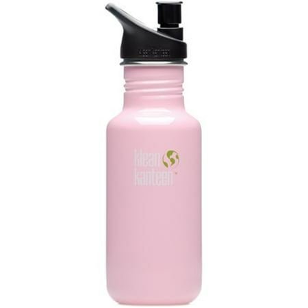 Klean Kanteen Sport Cap Bottle-Color:Pink,Size:18 oz.