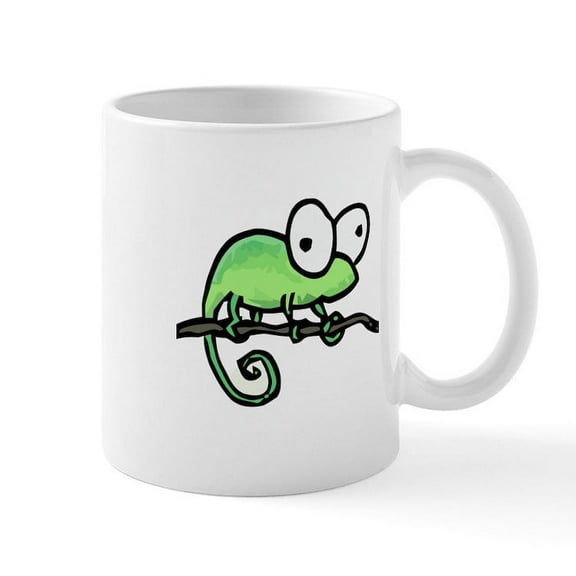 CafePress - Chameleon Mug - 11 oz Ceramic Mug - Novelty Coffee Tea Cup