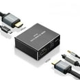 thumbnail image 3 of 4K x 2K HDMI to 3.5MM Audio Converter SPDIF Optical Stereo Out Splitter Adapter, 3 of 10