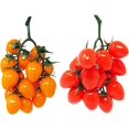 thumbnail image 1 of 2 Strings of Lifelike Artificial Cherry Tomatoes Realistic Fake Tomato Simulation Vegetables Fruits for Home, Garden, Store Cabinet, Photography, Christmas, Harvest Festival Decoration, 1 of 5