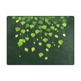 thumbnail image 3 of Green Vines 63''x48'' Plush Memory Foam Bath Mat, Soft, Absorbent, Non Slip, Durable, 3 of 7