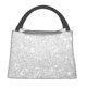 thumbnail image 1 of Easygdp Silver Glitter Bolsa de Almuerzo Insulada Reutilizable, Bolsa de Mano y Bandolera para Oficina, Trabajo, Viajes, 1 of 6