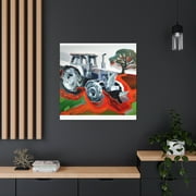 Tractor in Technicolor - Canvas